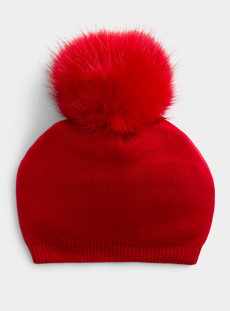 Classy Cashmere Detachable Fur Pom