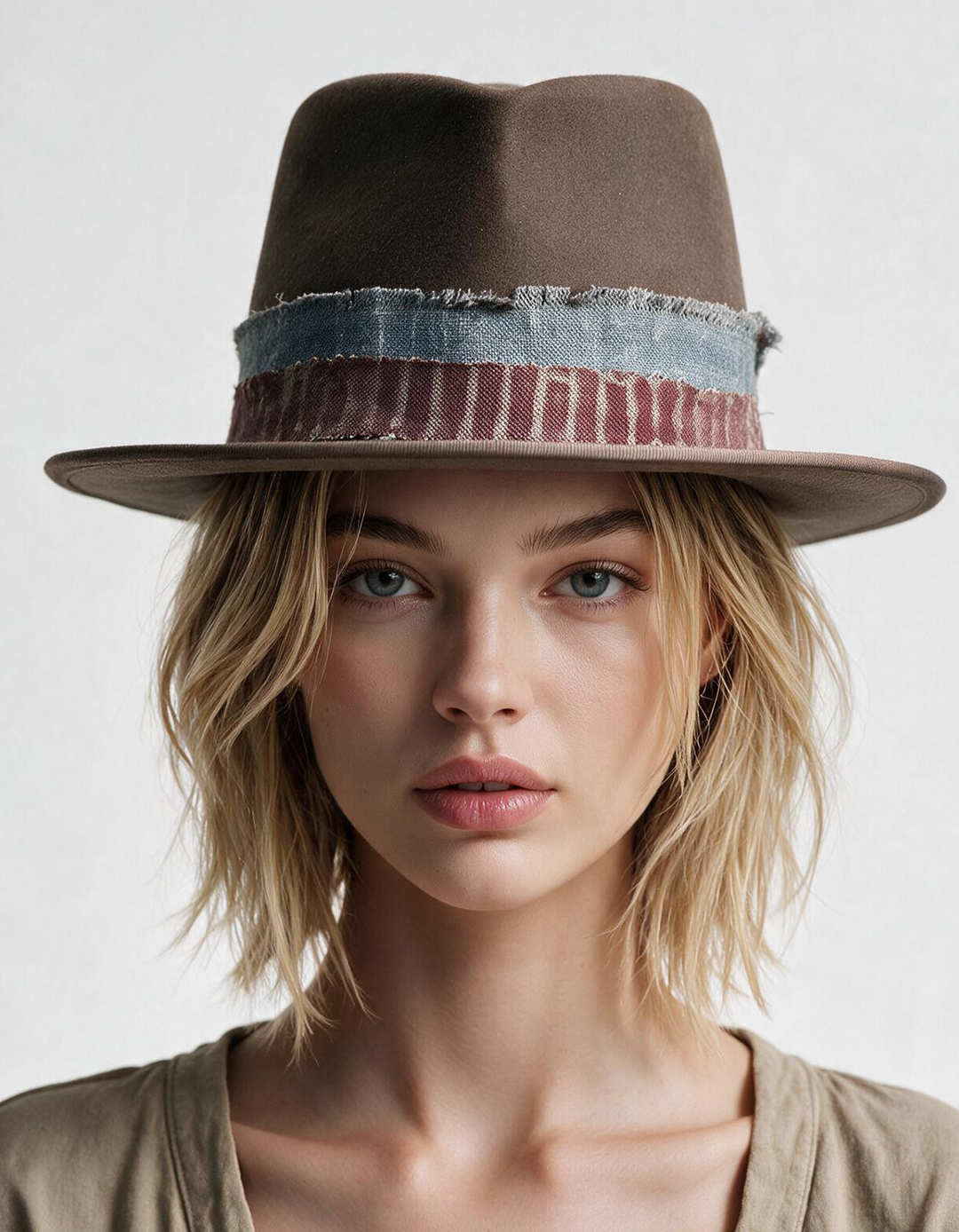 Vivienne Wide Brim Wool Felt Hat