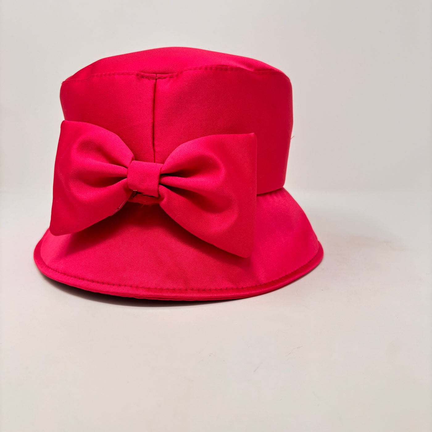 Barbie Pink Satin Statement Bow Hat