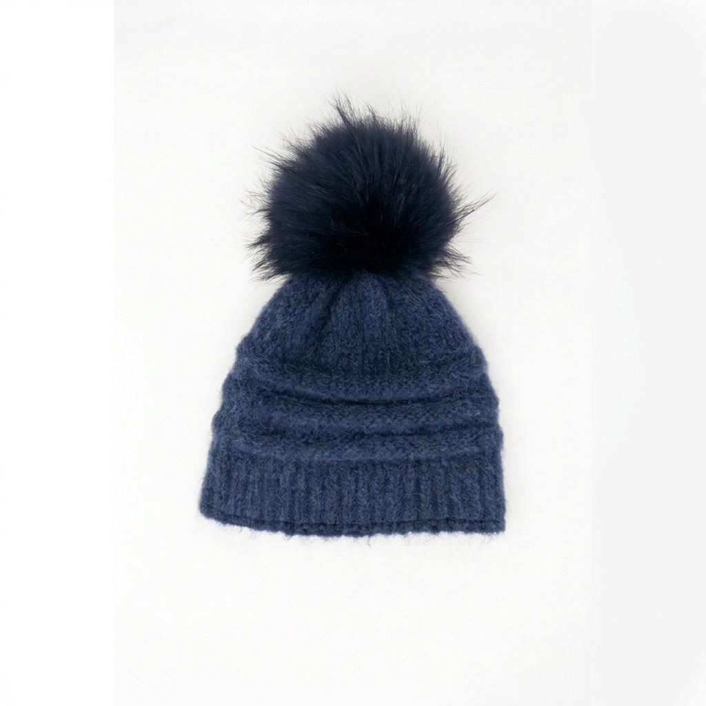 Lama Alpaca Faux Fur Beanie
