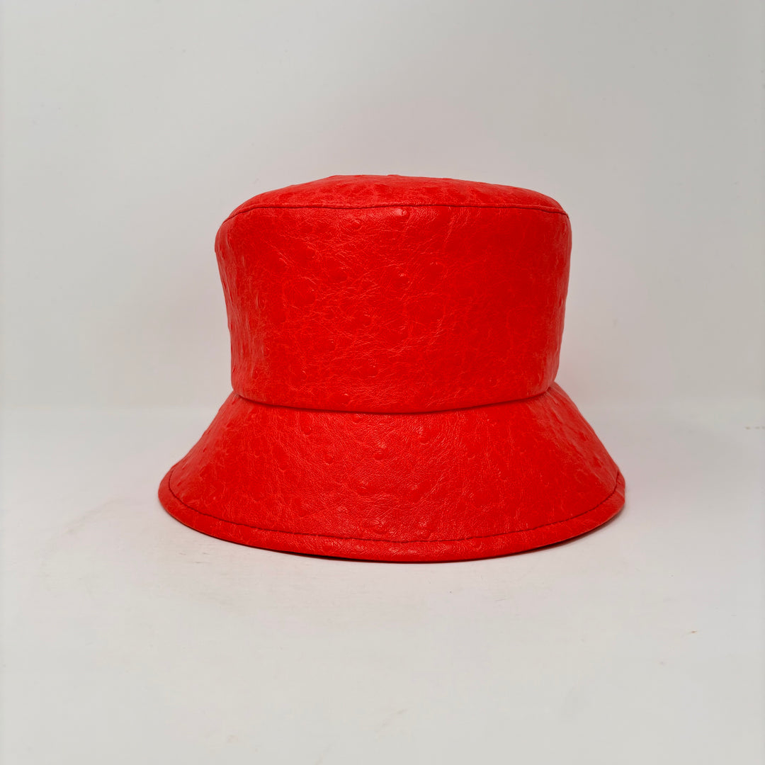Custom Coral Luxe Vegan Bucket Hat