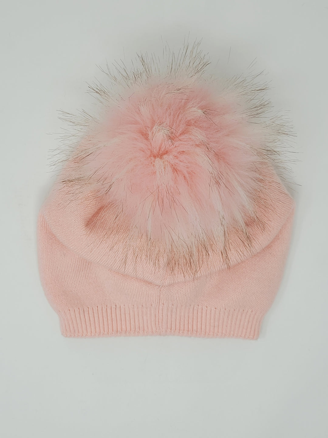 Classy Cashmere Detachable Faux Fur Pom